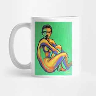 Green And Orange Nude Mug